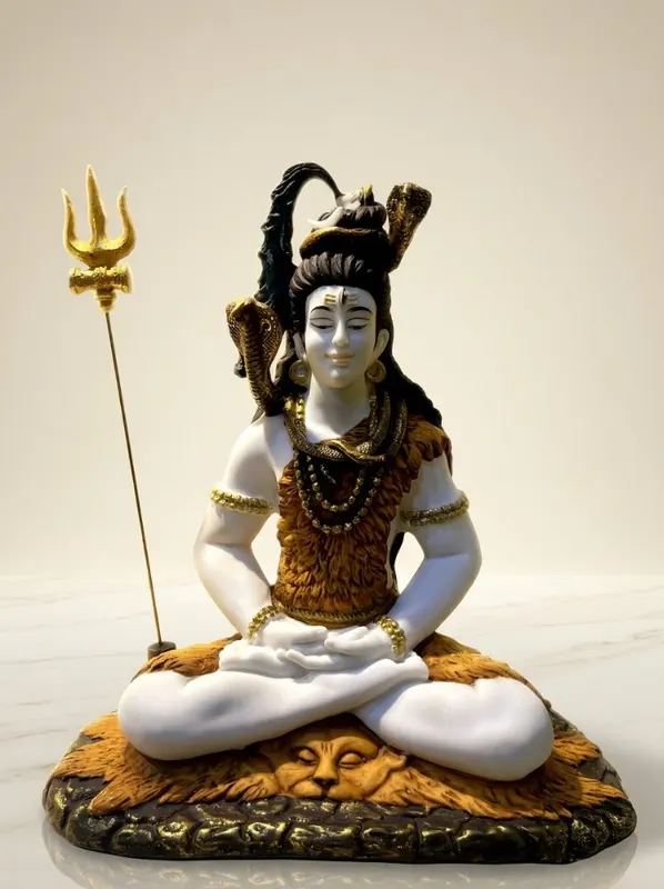 Meditating Lord Shiva