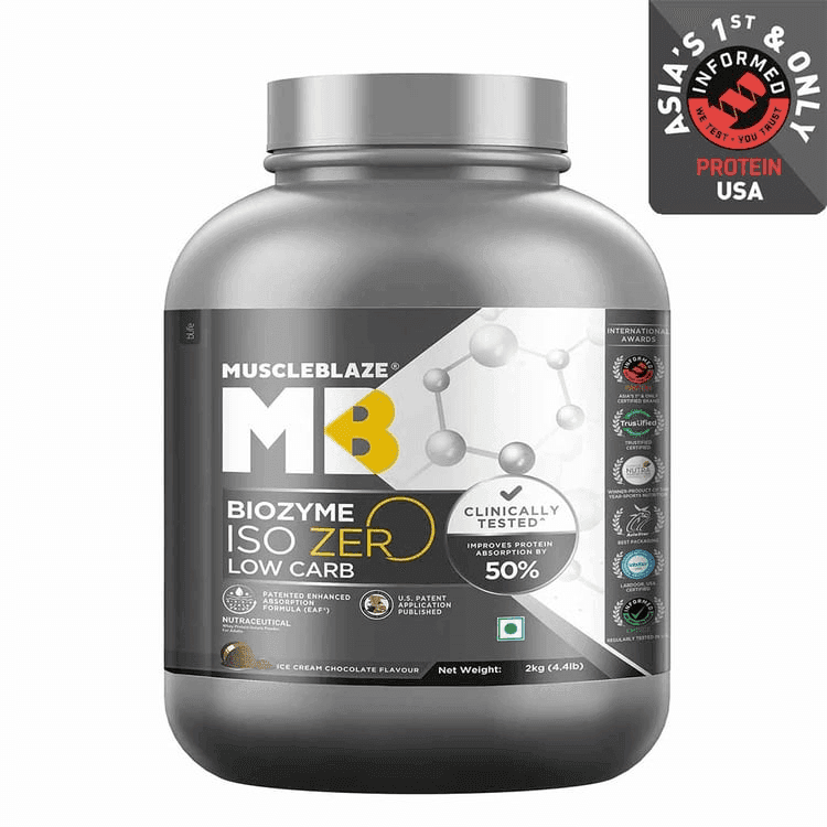 MuscleBlaze Biozyme Iso-Zero (Low Carb Whey Isolate)