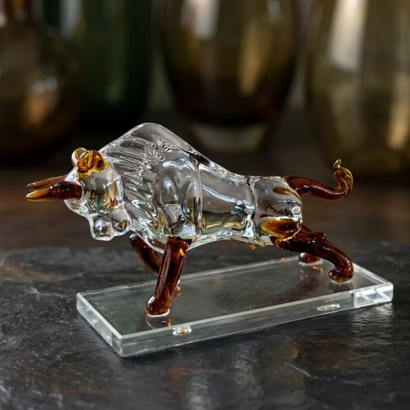 Crystal Bull Premium Crystal Sculpture