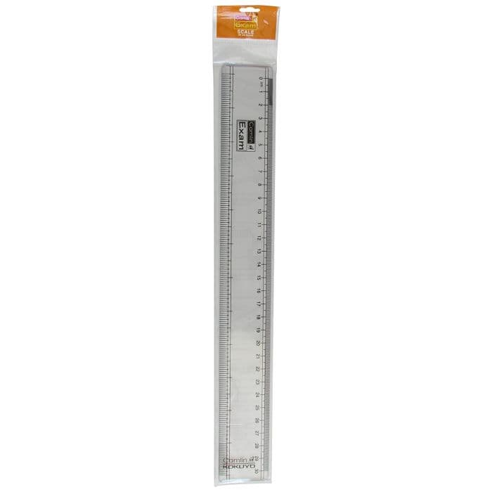 Plastic Exam Board Scale 30 cm
