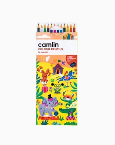Camlin Colour Pencils (12 Shades)