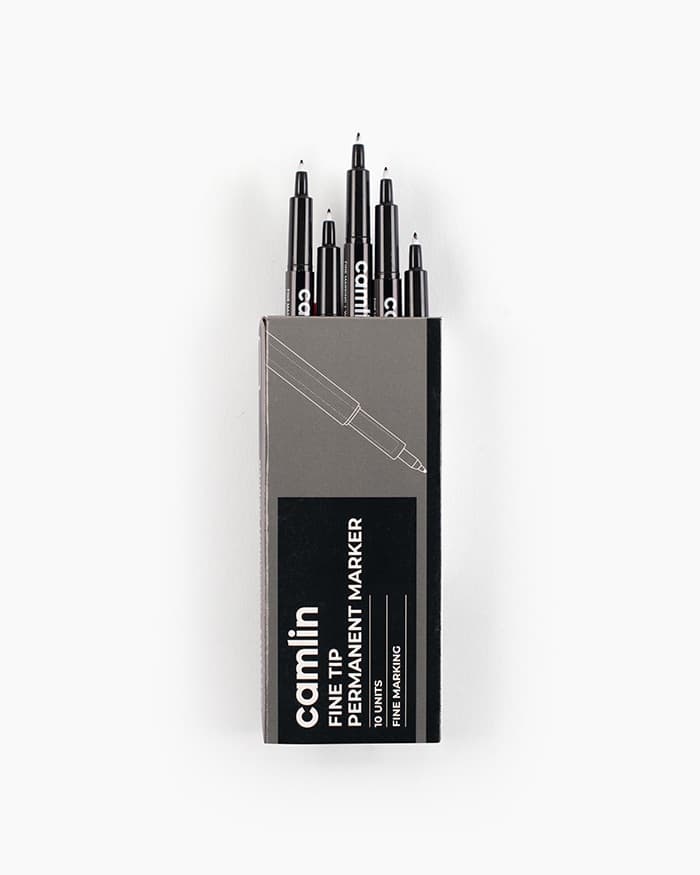 Camlin Fine Tip Permanent Marker (Black)